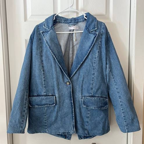 Mango Denim Blazer