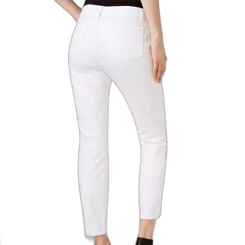 Eileen Fisher  Slim-Fit Ankle Jeans in White Size 2