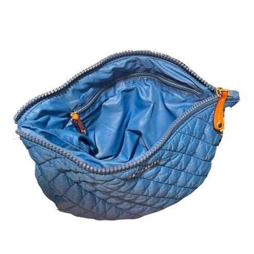 MZ Wallace  Nylon Pouch Bag Blue