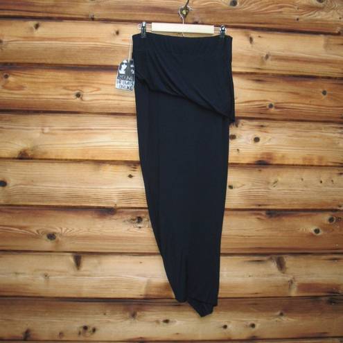 Young Fabulous and Broke NWT  Sassy Asymmetrical Maxi Skirt in Dark Blue