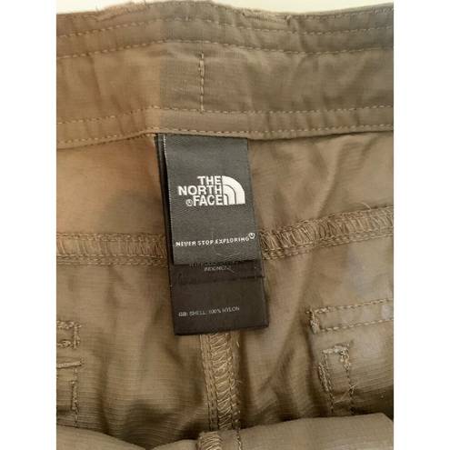 The North Face  hiking pants roll up button conversion