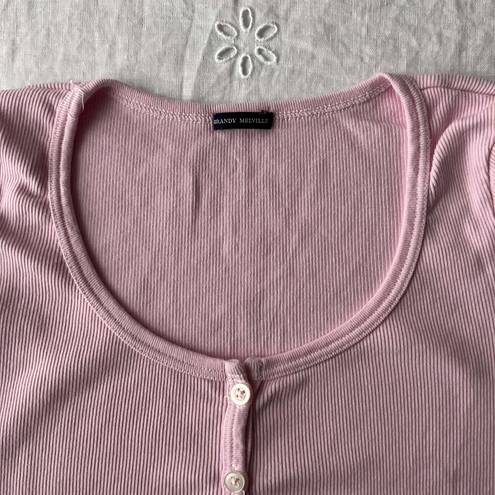 Brandy Melville Pink Zelly Top