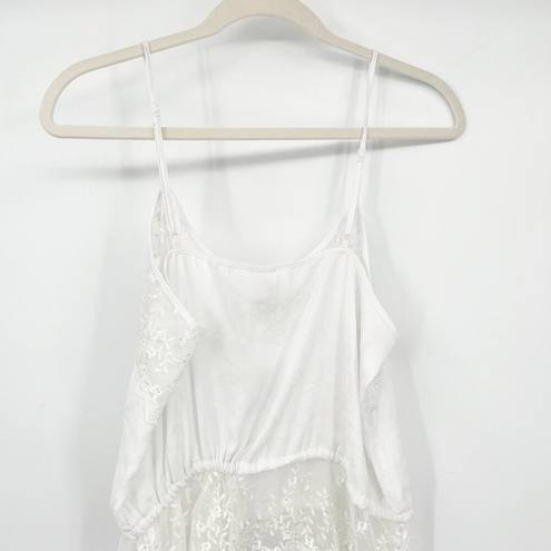 In Bloom  By Jonquil Womens Lace Wedding Night Lingerie Romper Playsuit Size L