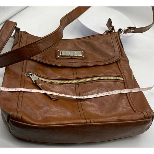 Relic  square crossbody handbag brown faux leather