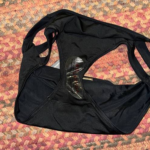 Relleciga NWT  BLACK BASIC SEXY STRAPPY CUTOUT BIKINI BOTTOMS