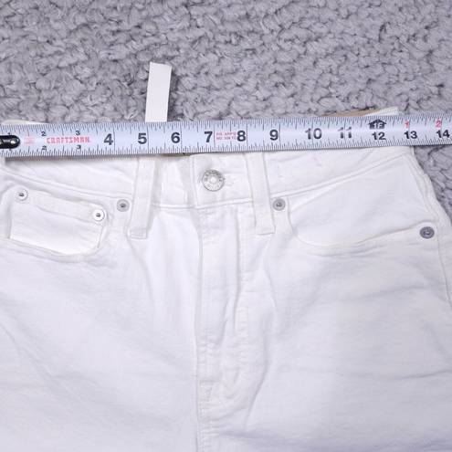 Madewell READ  Curvy Perfect Vintage Jeans High Rise Tapered Tile White Size 25