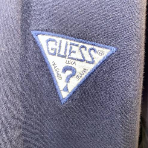 Guess Vintage 90s  Crew Sweatshirt Size Medium “Silence Ignites” Made In USA