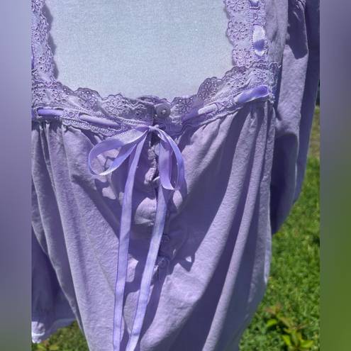 Krass&co Vintage Peasant Style Babydoll Nightgown Sleep Shirt Sz 2X 26-28 by dreams .