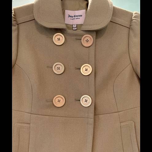 Juicy Couture  Camel Peacoat, Sz XS