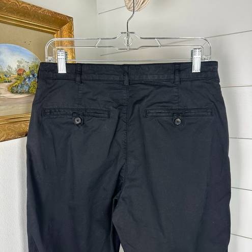 Billy Reid  Chino Pants Black Cotton Stretch Womens Size 6