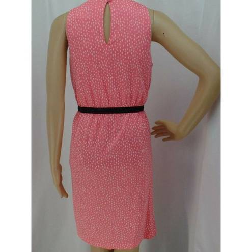 The Loft "" WATERMELON POLKA DOT PRINT SOFT KNIT CAREER CASUAL DRESS SIZE: LP NWT