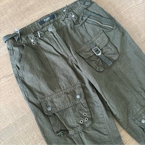 Jaded London  khaki low rise cargo green pants