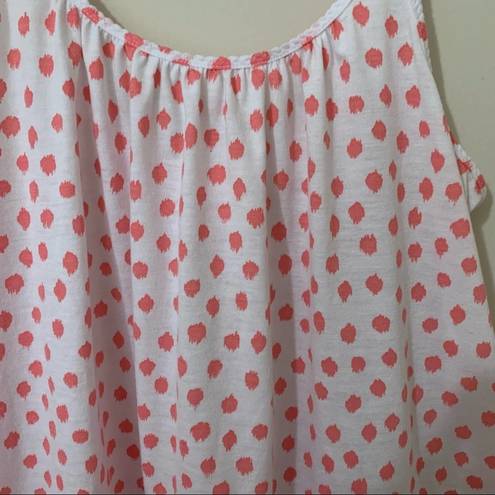 Oscar de la Renta  polka dot sleep top size S