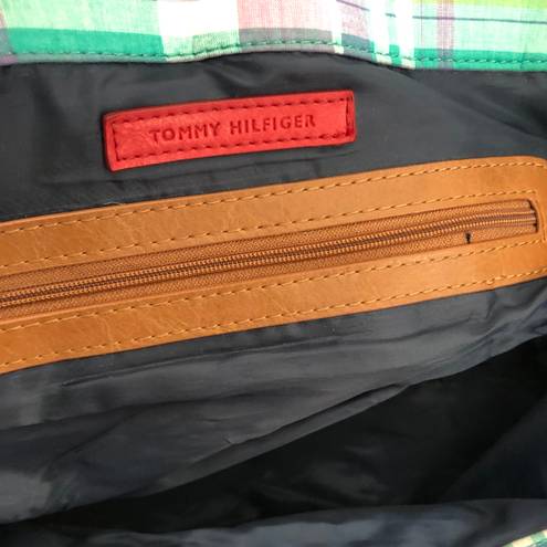 Tommy Hilfiger Plaid Medium Tote Bag