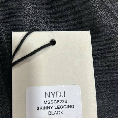 NYDJ Woman’s  Coated Legging Pants Black X-large