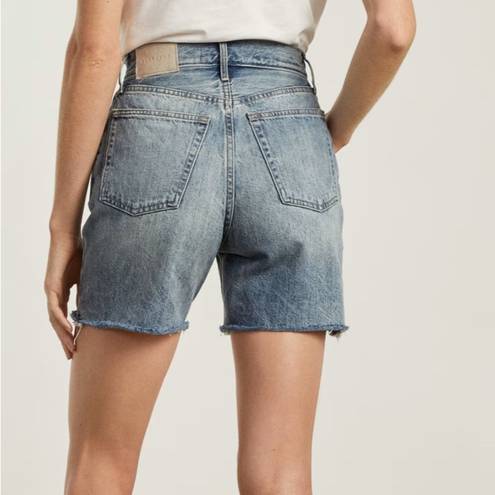 Everlane  The Way High Rigid Denim Short 100% Cotton Size 26 NWT