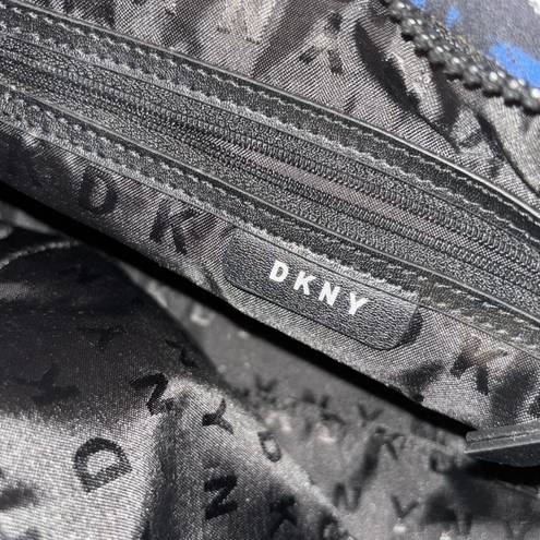 DKNY  Graffiti Tilly Black Tote/Purse with Zip