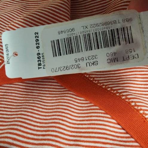 Pendleton  orange striped tee size xl