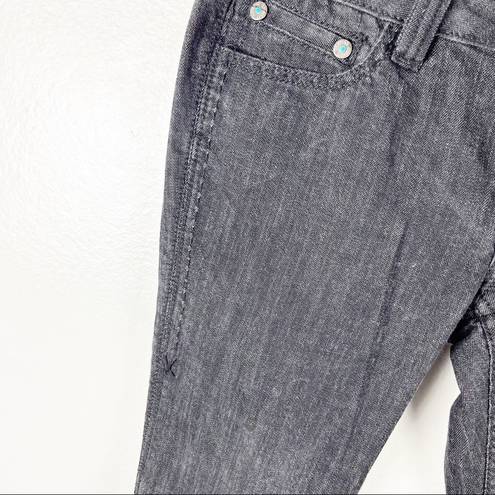 Antik Denim  Classic Black Western Style Stitching Skinny Jeans, Size 29