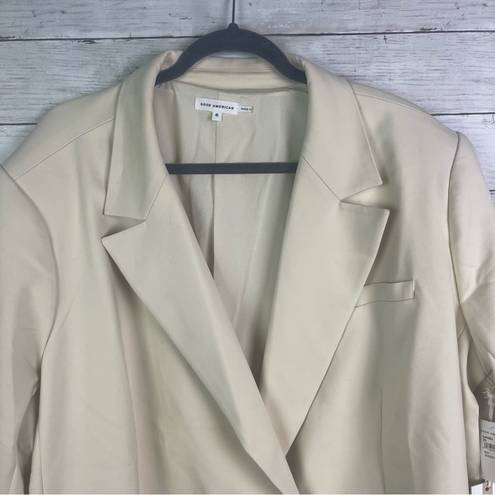 Good American  Plus Luxe Suiting Boyfriend Blazer Jacket Size 3X