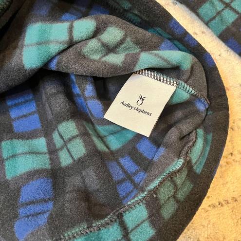 Dudley stephens Blackwatch Plaid Park Slope in Vello Fleece NWT