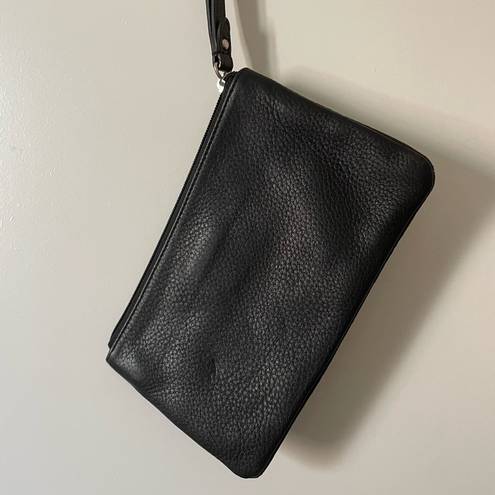 DKNY  Black Leather Clutch