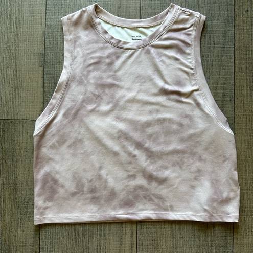 Gilly Hicks  marbled purple activewear cropped tank