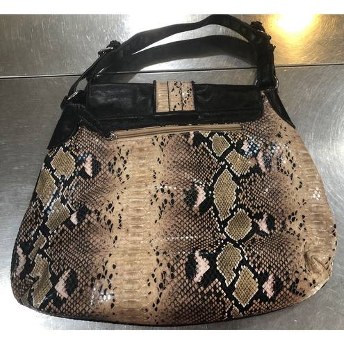 Big Buddha Women's Chic & Sassy Extra Large Reptile "" Designer Satchel Bag Purse