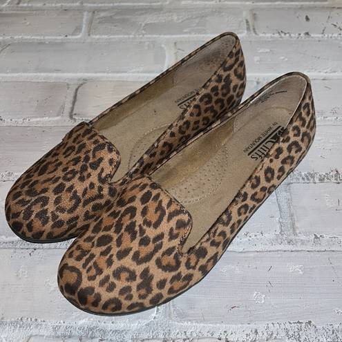 Cliffs  By White Mountain cheetah slip on smoking loafers