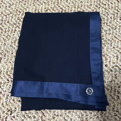 Calvin Klein navy blue formal shawl