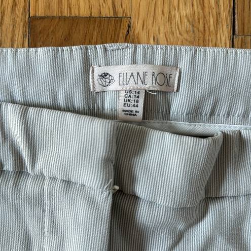 Eliane Rose  striped slacks trousers cropped pants size 14