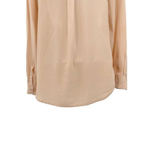 Equipment Signature Silk Shirt Button Up Blouse Top Nude Long Sleeve French  Nude - $80 - From Reclaimed