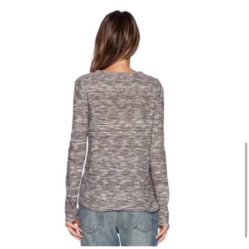 Free People  Gotham Wrap Sweater Marled Gray Long Sleeve Womens XS