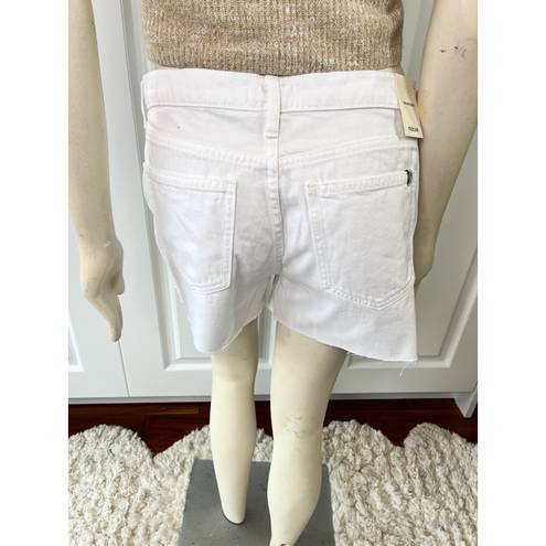 Sneak Peak Lulu’s Coolest Arrival White High-Rise Denim Cutoff Shorts by