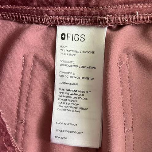 FIGS Zamora FIONx Jogger Mineral Mauve Scrub Pants