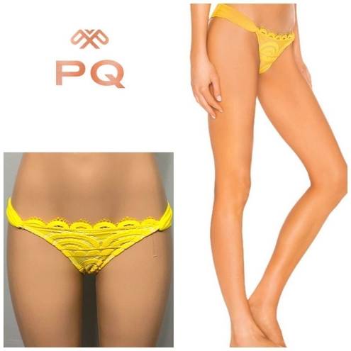 PilyQ  gold lace bikini. S/M. Retails $192 NWT