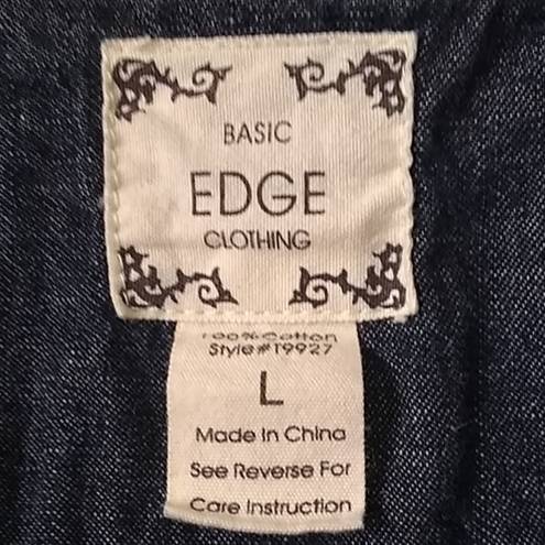 Edge LADIES' Basic  Clothing Denim Blazer large