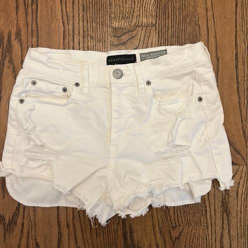 Aeropostale White high rise  shorts