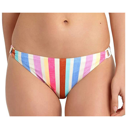 California Waves  Womens Striped Ring Detail Swim Bottom Separates X-Large