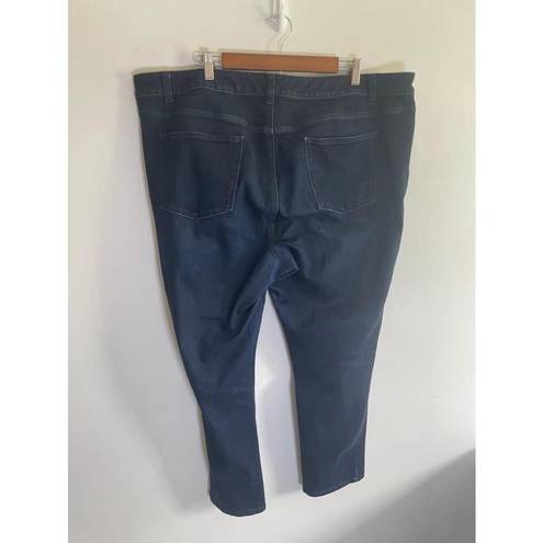 Talbots  Jeans Plus Size 22W Blue Simply Flattering Five Pocket Skinny EUC!