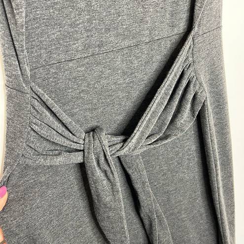 Torrid CHARCOAL GREY JERSEY TIE FRONT SHIFT DRESS