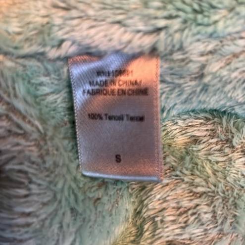 Young Fabulous and Broke  green faux fur lined coat Size S NWOT