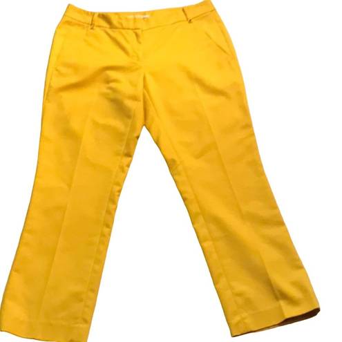 T Tahari  Sunflower Straight Crop Trouser Size 2