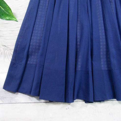 Rag and Bone  Blue Silk Blend Pleated A-Line Pull-On Skirt Women’s Size 26/2