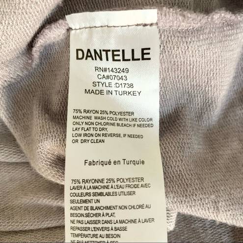 Dantelle Purple Ruffle Sleeve Top Sz Medium