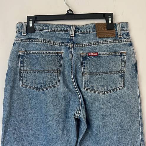 Polo Vtg   Ralph Lauren Cropped Saturday Jeans Light Wash Preppy Academia 10 ♣️