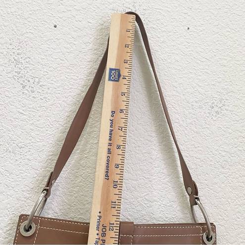 DKNY Vintage  Y2K Tan Leather Shoulder Bag