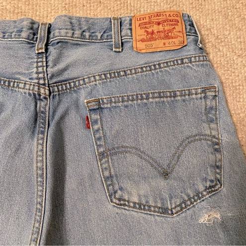 Levi’s 505 Red Tag Custom Vintage Cutoff Jean Shorts Size XXL