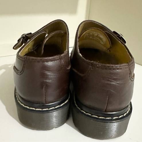 Candie's  vintage Y2K brown loafers buckle strap Mary janes size 9