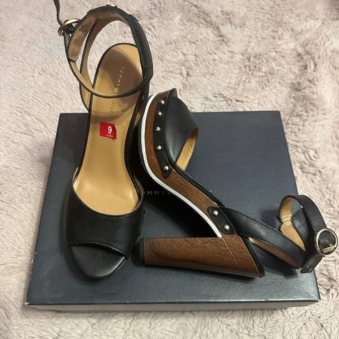 Tommy Hilfiger Black  heels